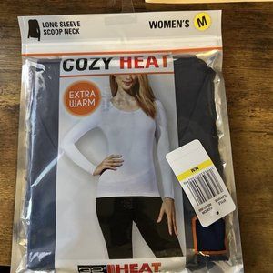 32 Degrees Ladies' Long Sleeve Top Indigo Iris Base Layer Shirt Size Medium